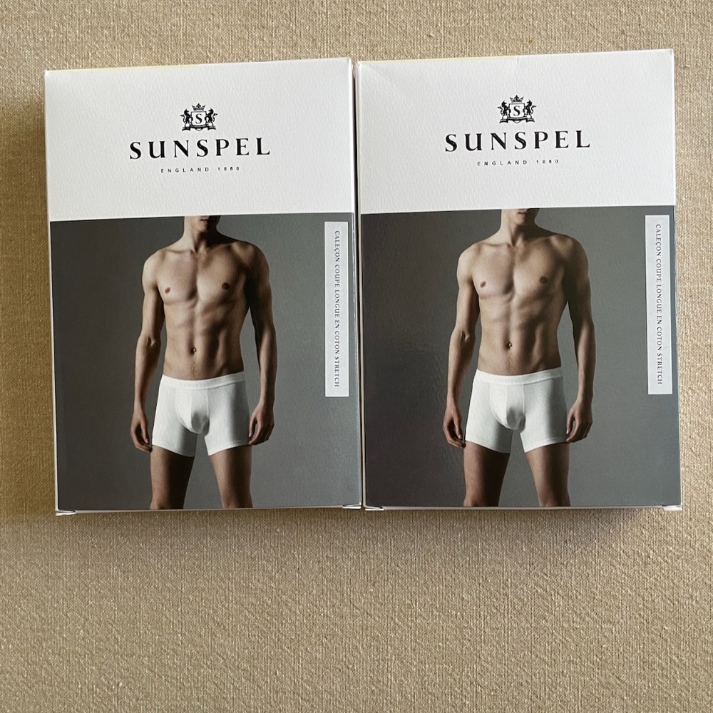 New in box SUNSPEL men boxer underwear black super cotton size XL